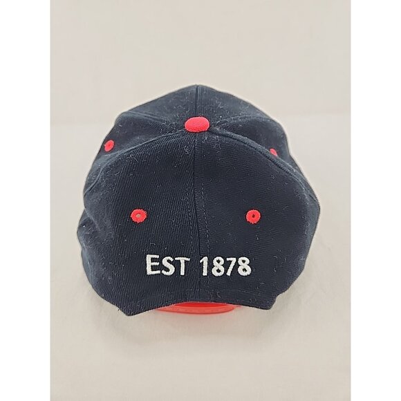 Manchester United Logo Hat Official Merchandise Adult Snapback Red & Black - Picture 3 of 8